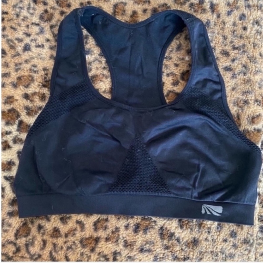 Women's Black Razorback Sports Bra Size Medium
